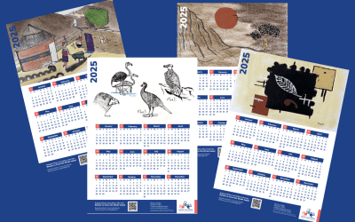 Brighten Your Year with Cross the Divide’s 2025 Calendars